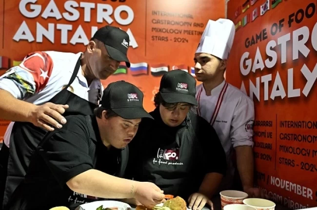 Gastro Antalya'da özel çocuklar yarıştılar