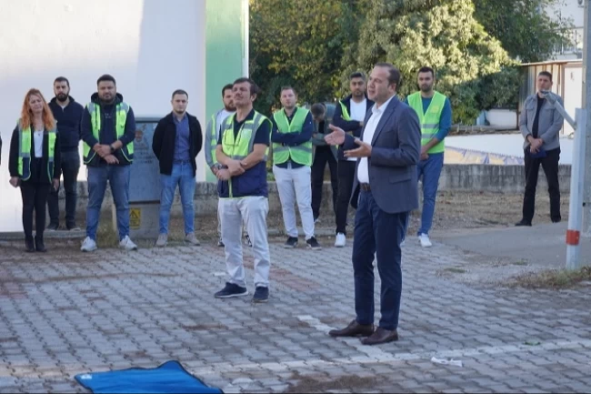 Akdeniz Elektrik'te deprem tatbikatı yapıldı