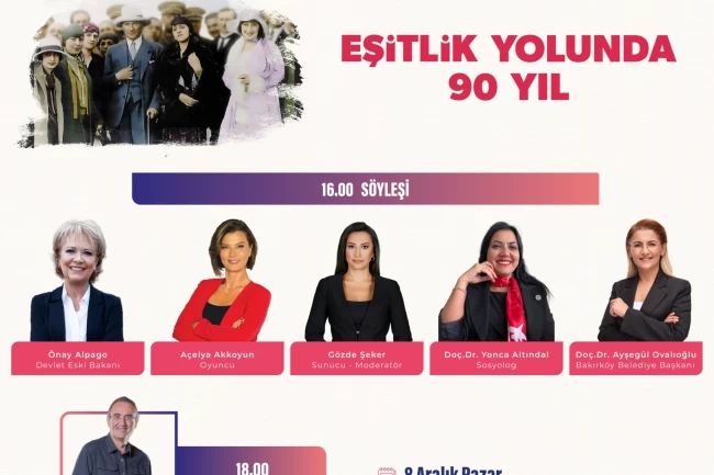 İstanbul'da eşitlik yolunda söyleşi