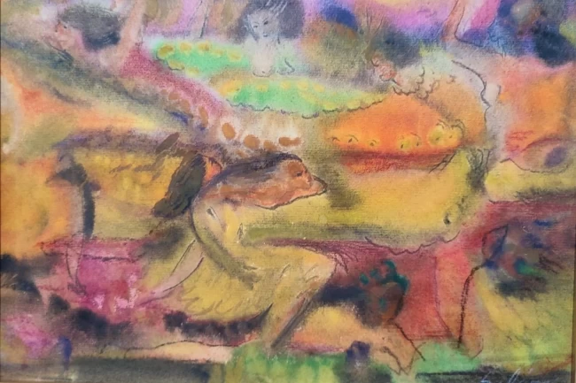 Resmin devleri İzmir Bornova'da