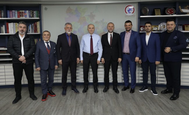 Başkan Keleş’ten Başkan Özlü’ye ziyaret