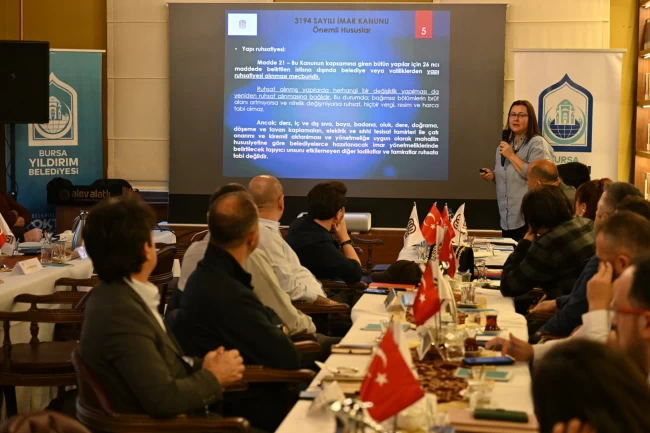 Bursa Yıldırım'da kaçak yapılara karşı kararlı duruş