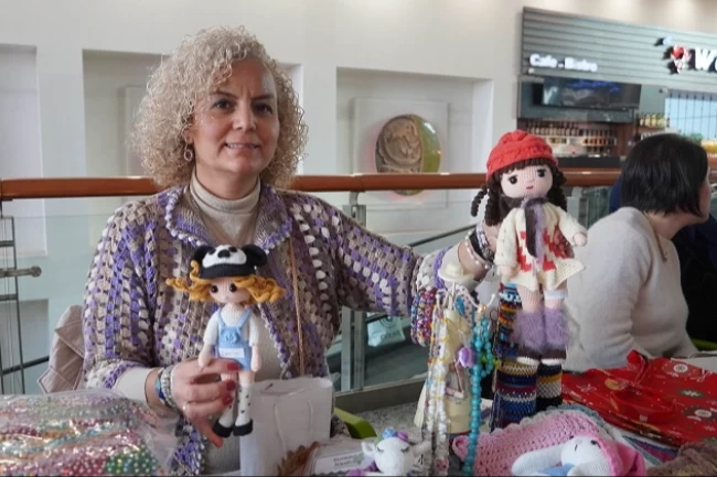 KEÇMEK kursiyerlerinden yeni yıl sergisi