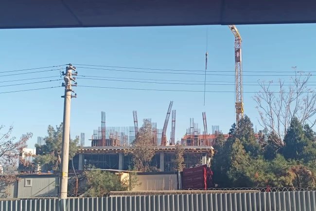 Edirne Keşan'da İnönü İlkokulu'nun yeni yüzü yükseliyor