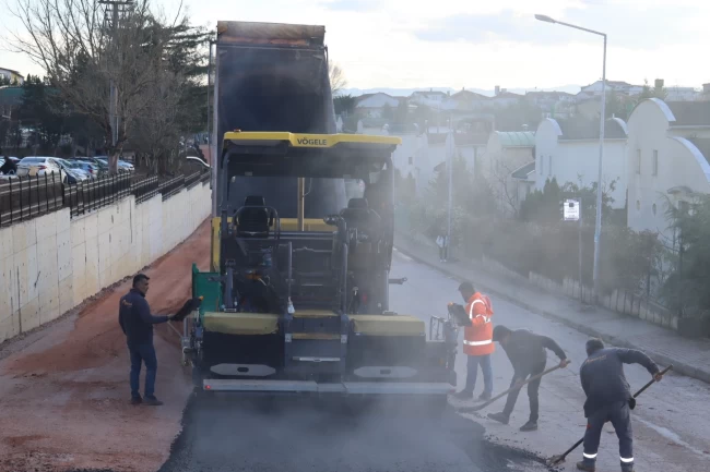 Tüysüzler'deki yol genişletme çalışması tamamlandı