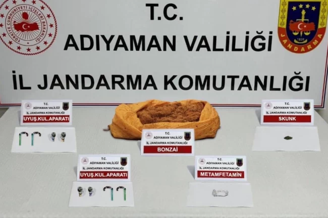 Adıyamanda uyuşturucu operasyonu: 9 gözaltı