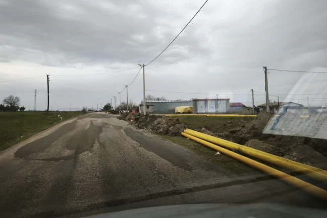 İpsala Organize Sanayi Bölgesi'ne doğalgaz hattı döşeniyor