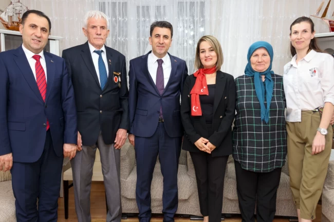 Bilecik Valisi Aygöl'den Kıbrıs Gazisi Bilal Özkan'a ziyaret