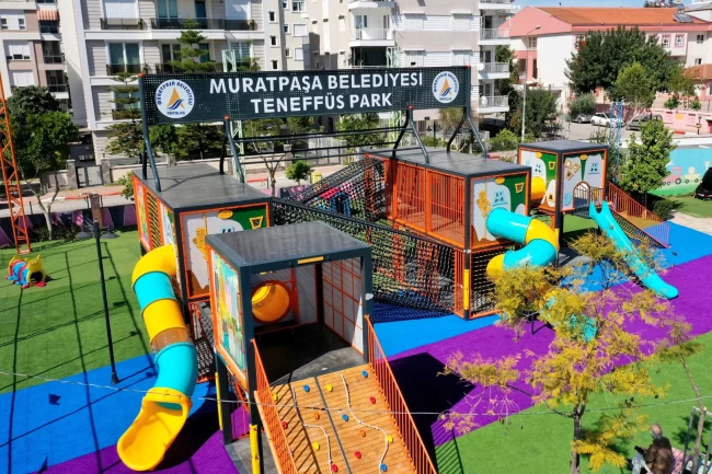 Antalya'da Teneffüs Park'a yeni oyun parkuru