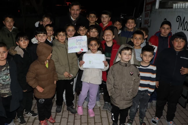 Konyalı çocuklardan Başkan Kılca'ya sürpriz