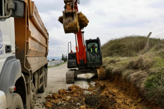 Samsun'da Derecik Mezarlığı çalışmalar başladı