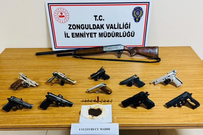 Zonguldak’ta yasadışı silah ticaretine darbe