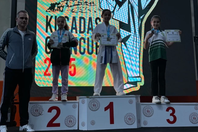 Ilgın Gülal'dan Kuşadası'nda bronz madalya başarısı