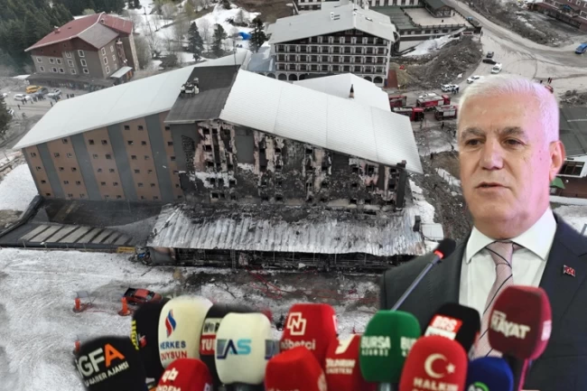 Başkan Bozbey Uludağ'daki otel yangınını değerlendirdi: Sezondan sonra olması faciayı önledi!