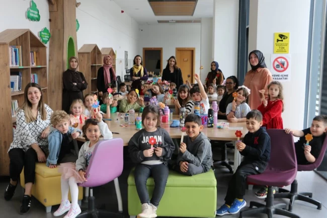 SGM Kütüphaneler Haftası'nda minik öğrencileri ağırladı