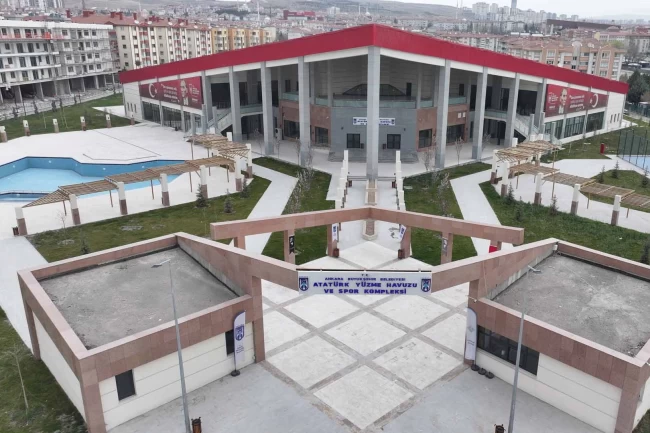 Ankara ‘Sincan Fatih Yüzme Havuzu'nda çalışmalar tam gaz