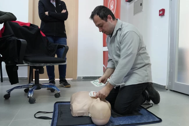 Ankara Keçiören'de 'Afet Müdahale'ye ilk yardım eğitimi