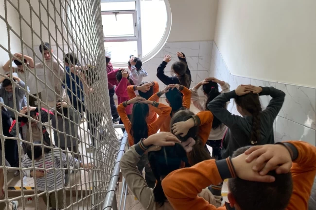 Kocaeli'de 11 okulda afet farkındalığı