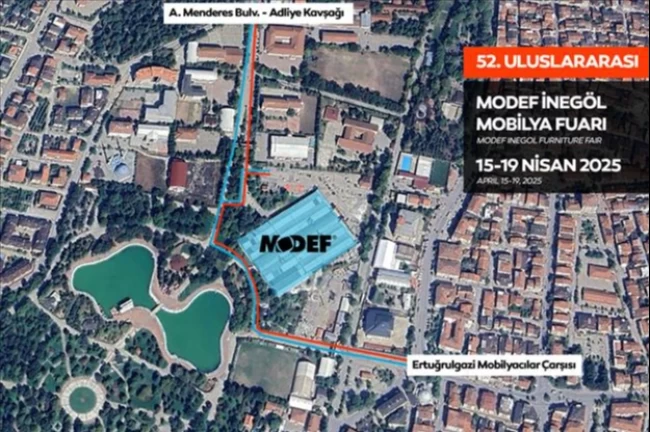 52. Uluslararası İnegöl Mobilya Fuarı için yoğunluk önlemi!