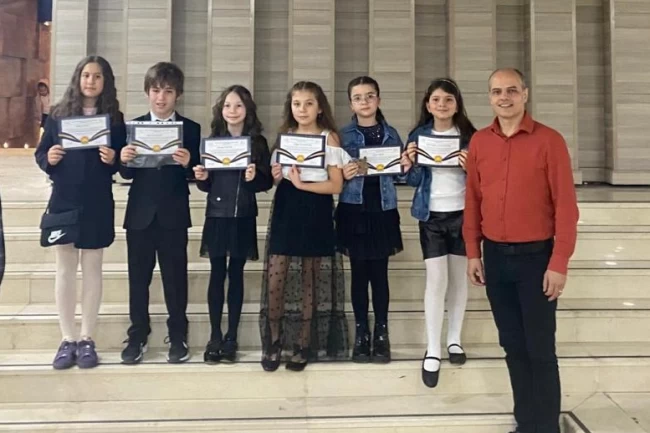 Keşan BİLSEM'liler Müzik Festivali'nden ödülle döndü