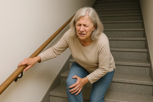 Diziniz ağrıyorsa merdivenden inip çıkmayın!