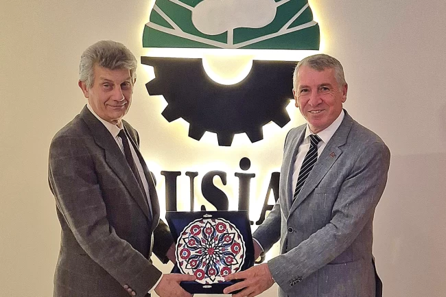 Harmancık Belediye Başkanı'ndan BUSİAD'a iade-i ziyaret