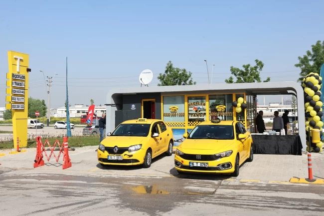 Bursa Nilüfer Üçevler'e modern taksi durağı