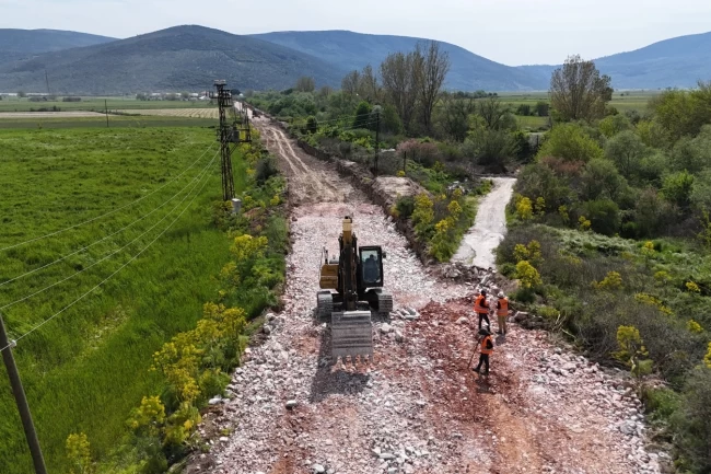Muğla Milas kırsalında 80 milyon TL'lik yol yatırımı