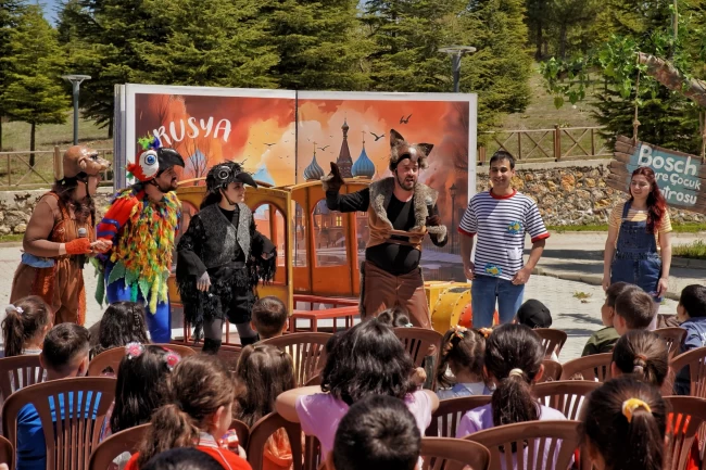 Malatya Doğanşehir'de çevre dostu oyun çocuklarla buluştu