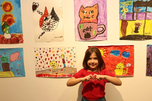 Bursa Nilüferli kursiyerlerin gurur sergisi