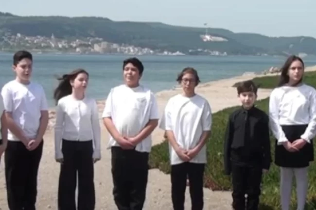 BİLSEM öğrencilerinden Çanakkale Ruhu'na selam