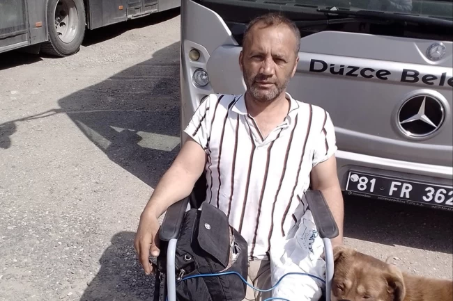 Düzce'de engelli bireyin acı sonu!