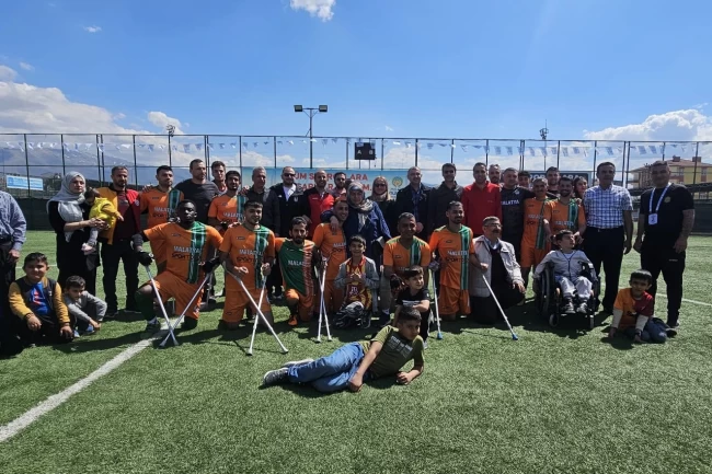 Malatya'da Ampute Futbol Takımı, Süper Lig'e yükseldi!