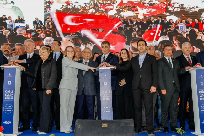 İzmir Körfezine yeni nefes! Çiğli Atıksu Arıtma Tesisi'nin 4. fazı açıldı!