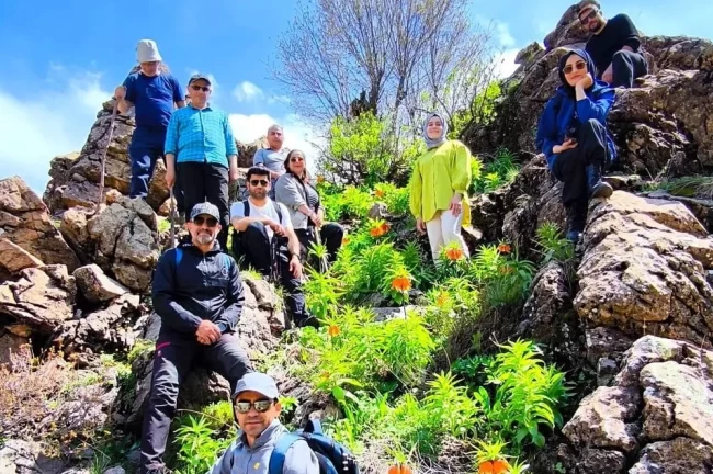 Sağlık-Sen Batman Şubesi'nden doğa yürüyüşü etkinliği