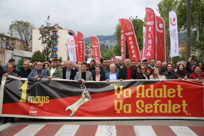 Bursa'da 1 Mayıs coşkusu