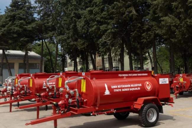 İzmir'in orman köylerinde yangınla mücadele filosu büyüyor