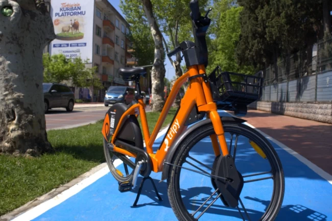 Elektirikli bisiklet Tripy'lere bahar indirimi: Dakika ücreti 2 TL