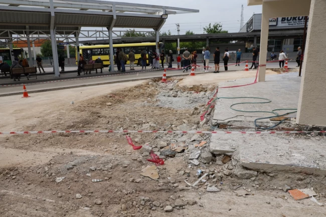 Bursa Terminali'nde altyapı çalışmaları hızlandı