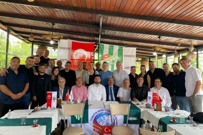 TSYD Bursa Şubesi Enes Çelik'i ağırladı