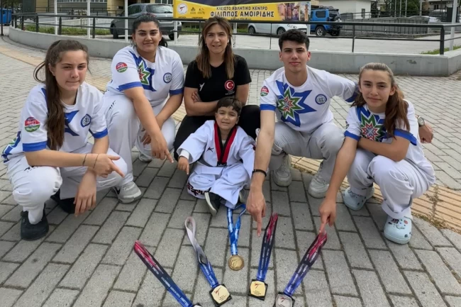 Muğlalı sporcular Yunanistan'da tarih yazdı