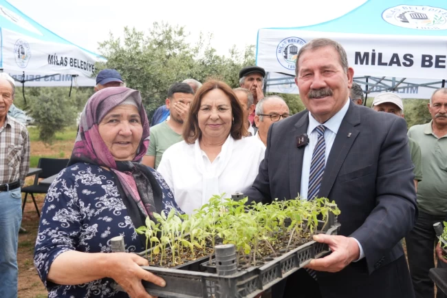 Muğla Milas'ta 300 üreticiye dağıtım gerçekleştirildi