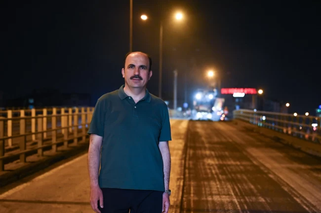 Konya'da Başkan Altay gece devam eden çalışmalarını inceledi