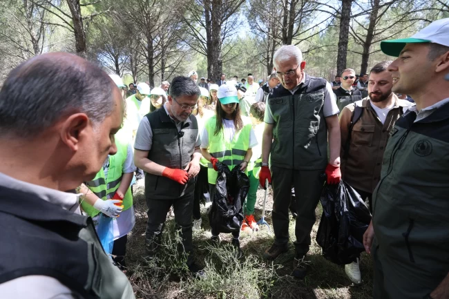 Orman yangınlarına karşı eş zamanlı temizlik