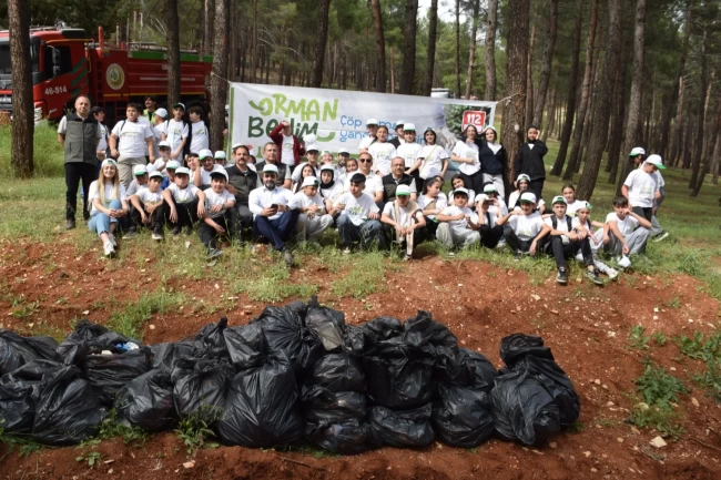 "Orman Benim"de 360 ton atık toplandı