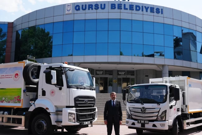 Çevre Bakanlığı'ndan Gürsu'ya hibe araç desteği