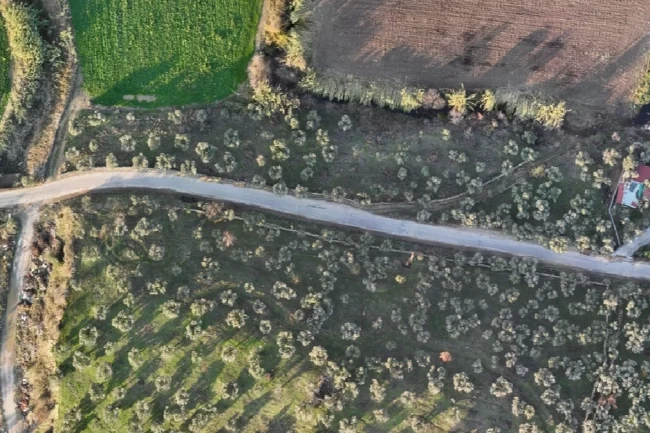 Muğla'da Milas'ın kırsal mahallesine ulaşım yatırımı