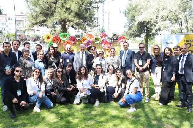 Bursa Nilüfer'de farkındalık oluşturan renkli etkinlik