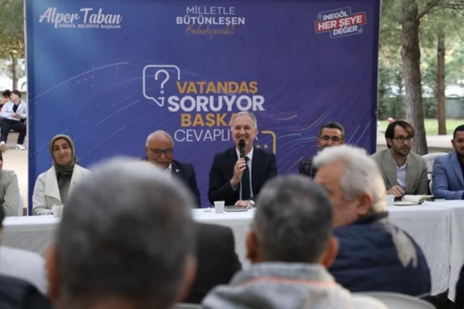 Bursa İnegöl'de mahalle buluşmaları devam ediyor