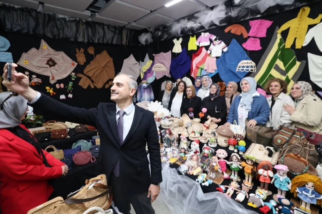 Çayırova'da el emeği, göz nuru eserler görücüye çıktı